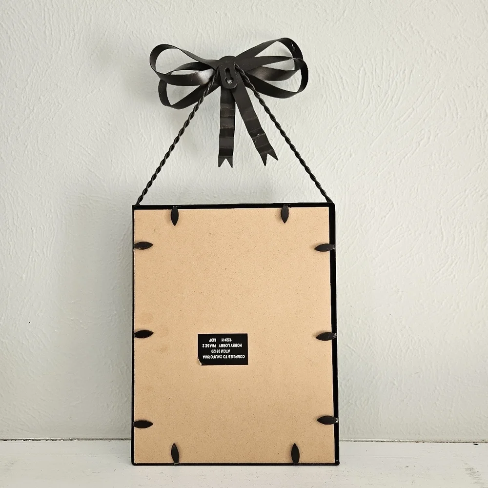 NWT Hobby Lobby Black Frame With  Bow Hook